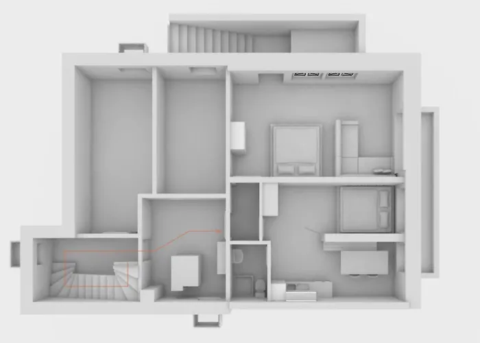 Wasserfall 3-zimmerferienwohnung Moebliert